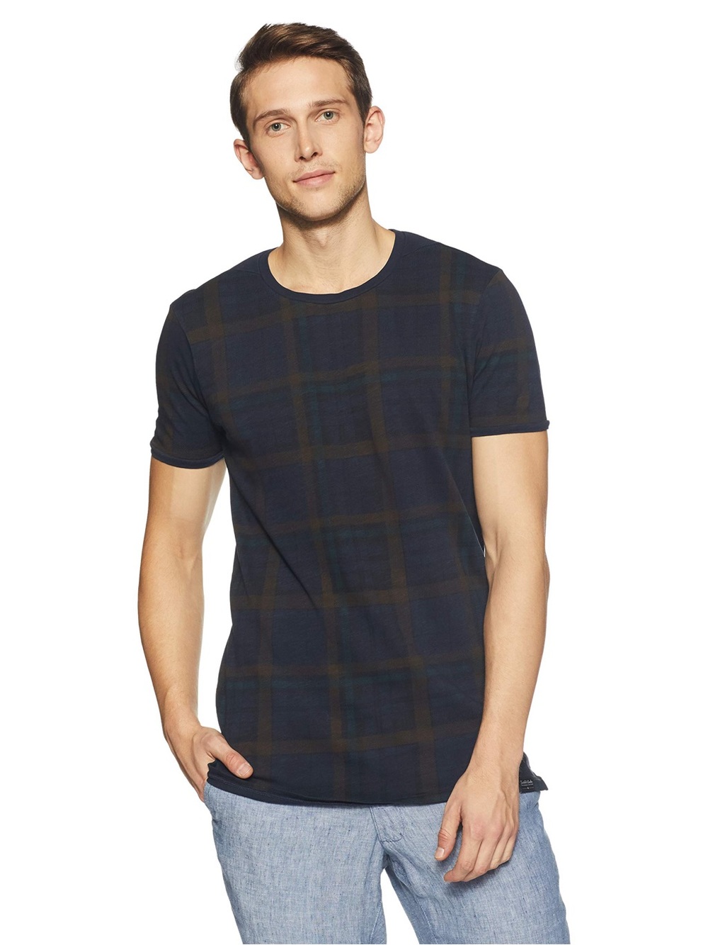 Men’s Scotch And Soda Classic Oil Washed Crewneck Tee